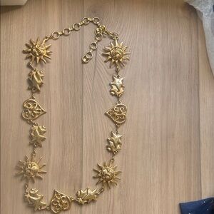 Gold Sun and Heart belt